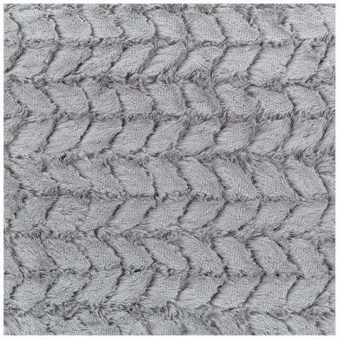 Coperta Saraswati 150 X 200 Cm Grigio Chiaro - Foto 5