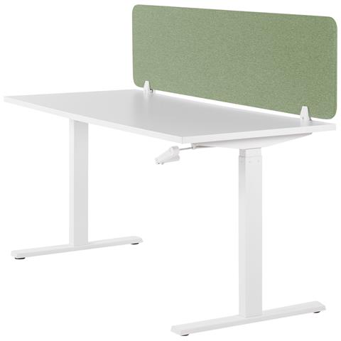 Pannello Divisorio Per Scrivania Verde 160 X 40 Cm Wally - Foto 2