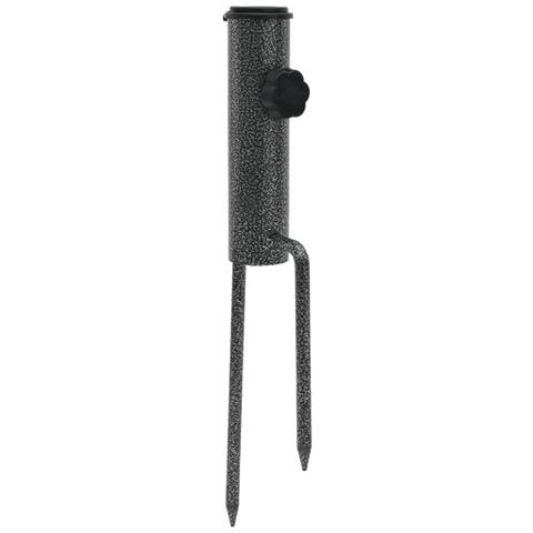 Supporti Ombrellone Con Picchetti 2pz 9x35cm Acciaio Zincato - Foto 2