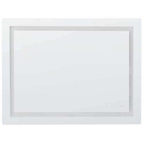 Specchio Da Bagno Con Luce Led Prenois 80 Cm 60 Cm Argento - Foto 2