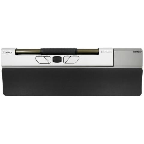 Contour Design Rollermouse Go + Rollermouse Go Dock Mouse Ufficio Ambidestro Rf Wireless + Bluetooth + Usb Type-a 4000 Dpi - Foto 1