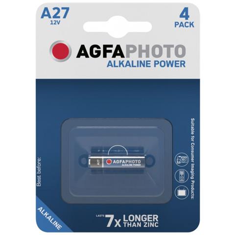 Agfaphoto Batteria Alcalina Lr27 V27a A27 (confezione Da 1) - Foto 1
