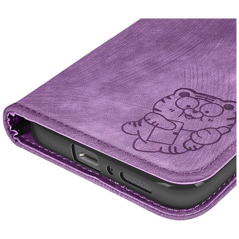 Custodia Per Xiaomi Redmi Note 14 5g Portafoglio Motivo Tigre Kawaii - Foto 2