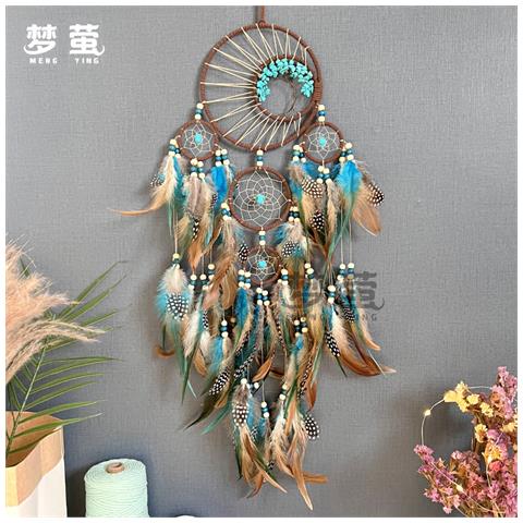 Acchiappasogni A Cinque Cerchi Con Cristalli Multicolor - Foto 1