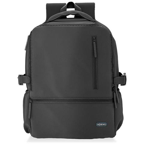 ASBG-BP086-BK borsa per laptop 39,6 cm (15.6") Zaino Nero - Foto 1