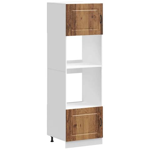 Armadi Forno 2 Pz Lucca Legno Antico In Legno Multistrato - Foto 2