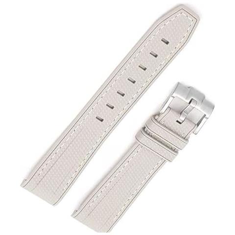 Cinturino In Silicone Per Moonswatch Swatch White - Foto 2