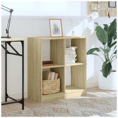 Lusso Casadino - Libreria Rovere Sonoma 68,5x32x75 Cm In Legno Multistrato - Foto 2