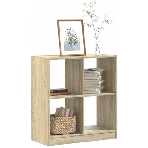 Lusso Casadino - Libreria Rovere Sonoma 68,5x32x75 Cm In Legno Multistrato - Foto 8
