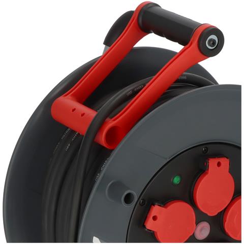 9232400100 bobina avvolgicavo 5 presa (e) AC 40 m - Foto 2