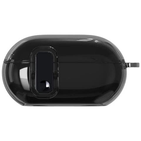 Custodia Protettiva In Tpu Compatibile Con Beats Solo Buds - Guscio Morbido Trasparente Con Pulsante Elettroplaccato Transparent+black - Foto 1