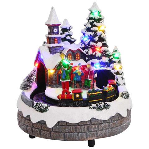 Decorazione Natalizia da Tavolo Multicolore 16 x 16 x 19 cm - Foto 2