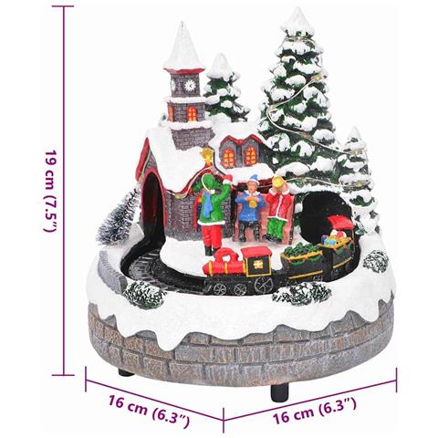 Decorazione Natalizia da Tavolo Multicolore 16 x 16 x 19 cm - Foto 8