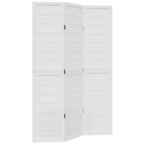 Divisorio Ambienti 3Pannelli Bianco Legno Massello di Paulownia - Foto 1