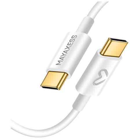 Cavo Di Ricarica Usb-c 1m Per Google Pixel 10 / 10 Pro / 10 Pro Xl / 10 Pro Fold, Bianco - Foto 1
