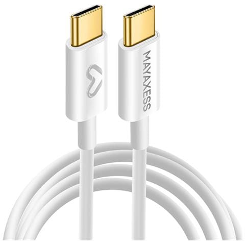 Cavo Di Ricarica Usb-c 1m Per Google Pixel 10 / 10 Pro / 10 Pro Xl / 10 Pro Fold, Bianco - Foto 5