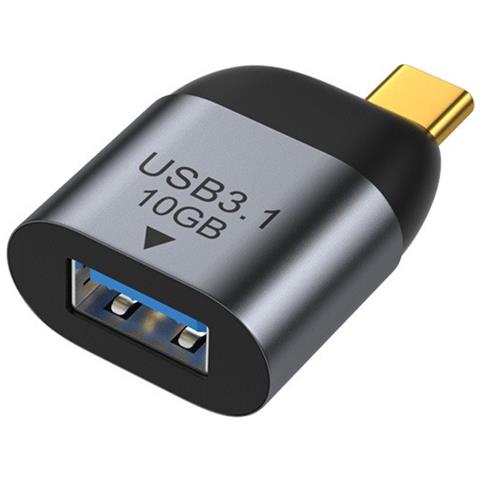 Adattatore Usb Femmina A Type-c Maschio - Trasferimento Dati Ad Alta Velocità 10gbps - Foto 1