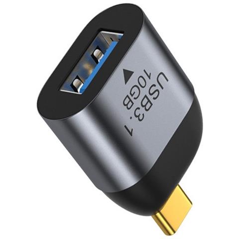 Adattatore Usb Femmina A Type-c Maschio - Trasferimento Dati Ad Alta Velocità 10gbps - Foto 2