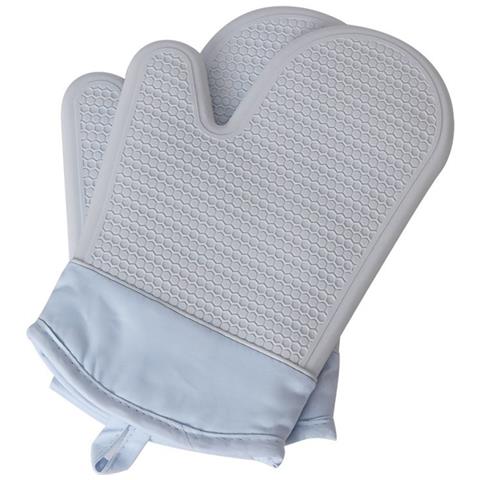 Guanti Da Forno In Silicone Resistenti Al Calore Per Microonde (1 Paio) Blue - Foto 1