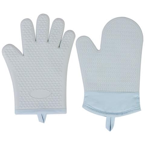 Guanti Da Forno In Silicone Resistenti Al Calore Per Microonde (1 Paio) Blue - Foto 2