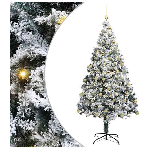 Albero di Natale artificiale con 300 LED Bianco 180 cm - Foto 1