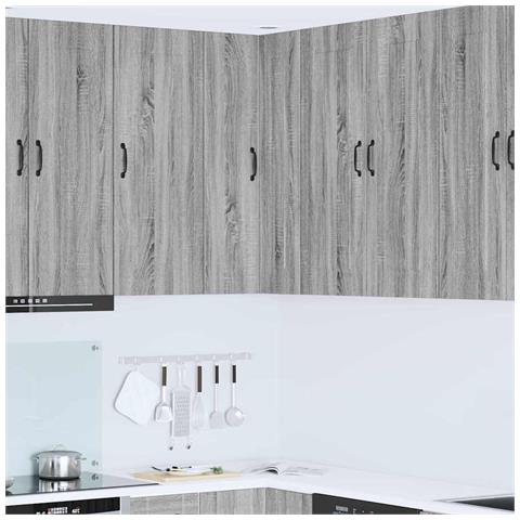 Pensile cucina Grigio Sonoma 57 x 57 x 100 cm Legno multistrato - Foto 2