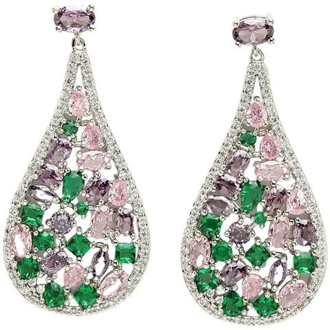 Collezione Diva Orecchini Floreali Vintage in Zirconia - Foto 5
