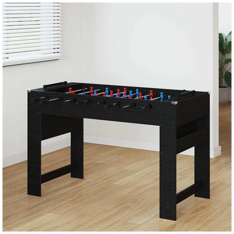 Tavolo da Foosball Rovere Nero 125 x 60,5 x 80 cm - Foto 2