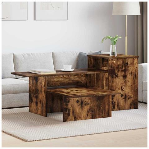 Tavolo consolle Rovere fumé 91,5 x 35 x 38,5 cm - Foto 2