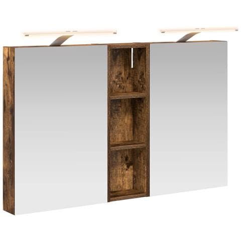 Set di Armadi da Bagno con porta 3 pcs 100 x 10,5 x 60,5 cm - Foto 1
