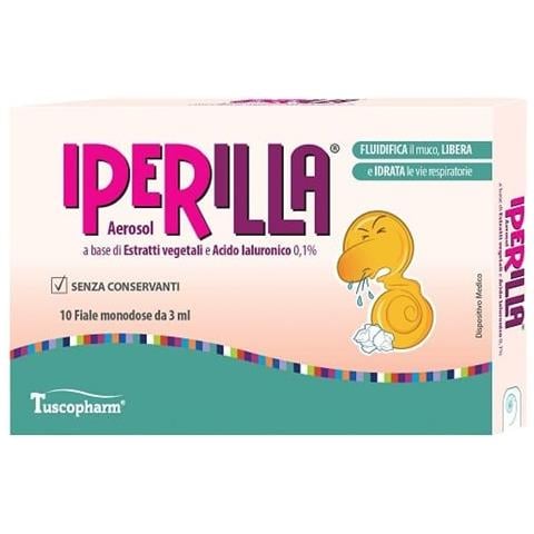 Aerosol Iperilla 10 Fiale Monodose da 3 ml a Base di Estratti Vegetali e Acido Ialuronico 0,1% - Foto 1