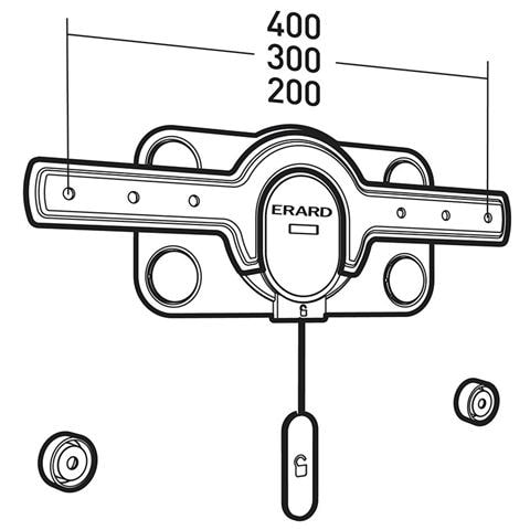 Supporto TV FiXiT 400 50Kg Colore Nero /Bianco - Foto 2