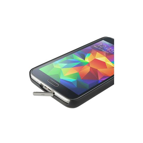 Power Case Custodia con Batteria 2400 mAh per Galaxy S5 - Nero - Foto 2