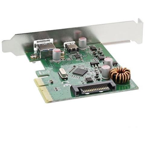 Controller PCIe 2x USB 3.1 Type A+C - Foto 1