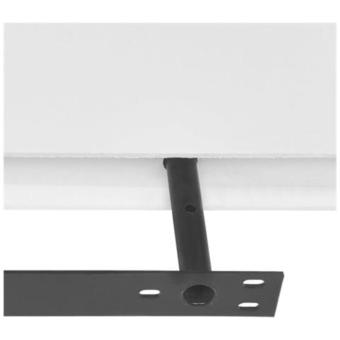 Mensole A Parete 4 Pz Bianche 100 Cm - Foto 4