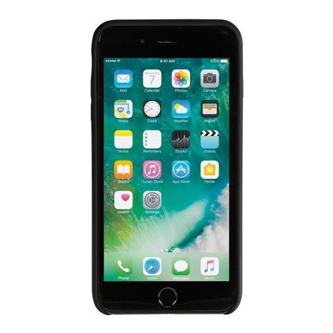 Skin, Cover In Similpelle - Apple Iphone 7 Plus / 8 Plus - Nero - Foto 3