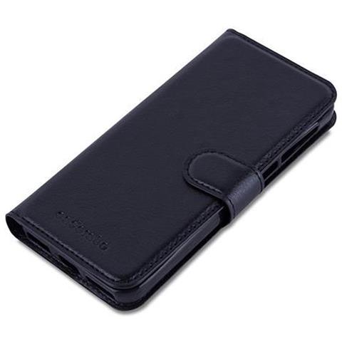 Custodia Compatibile Con Zte Nubia Z7 Mini In Nero Carbone - Coperchio Protettiva Con Chiusura Magnetica, Funzione Stand E Tasca Per Le Carte - Foto 13