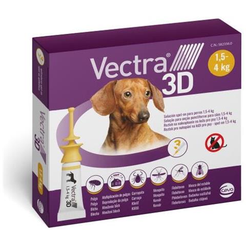 3d 3 Pipette Per Cani: 1,5 - 4 Kg - Foto 1