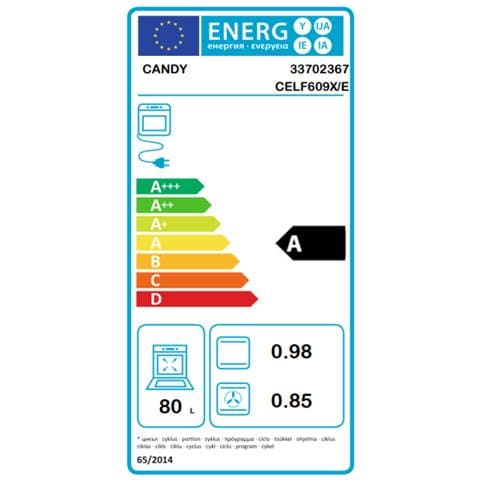 Forno Elettrico da Incasso CELF609X / E Capacità 80 L Multifunzione Ventilato Colore Inox - Foto 2