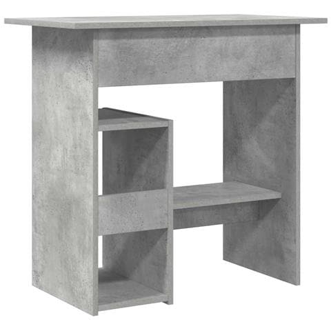 Scrivania Grigio Cemento 80x45x74 cm in Legno Multistrato - Foto 10