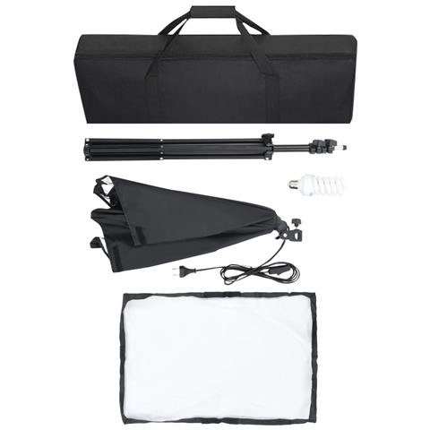 Kit per Studio Fotografico con Luci Softbox e Fondale - Foto 2