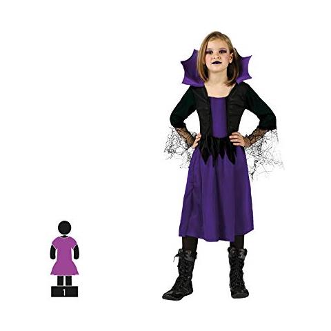 Costume Viola Da Donna Ragno Taglia 7/9 Anni 98861 - Foto 1