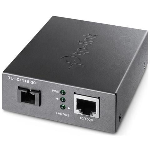 Tp-link Tl-fc111b-20 Convertitore Multimediale Di Rete 100 Mbit/s Modalitã Singola Nero - Foto 2