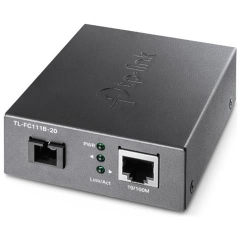 Tp-link Tl-fc111b-20 Convertitore Multimediale Di Rete 100 Mbit/s Modalitã Singola Nero - Foto 1