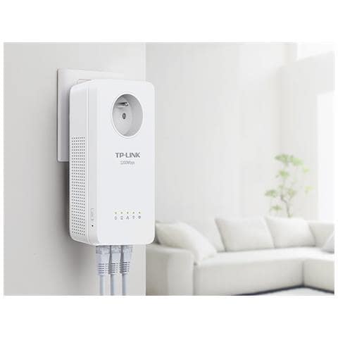 AV1200 1200Mbit / s Collegamento ethernet LAN Wi-Fi Bianco 2pezzo (i) adattatore di rete powerline - Foto 2