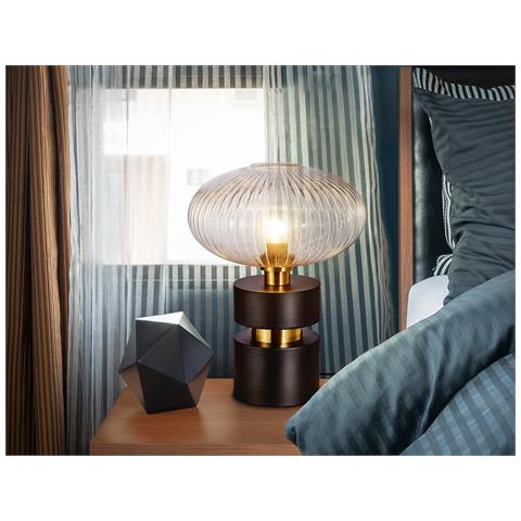 Lampada Da Tavolo Norma 1l Black Brass - Foto 2