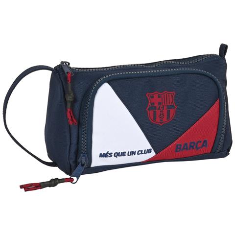 Astuccio Scuola F.c. Barcelona Azzurro Rosso Granato (20 X 11 X 8.5 Cm) (32 Pezzi) - Foto 1
