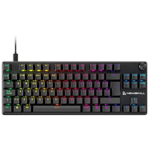 NS-KB-SERIKEV2-TKL tastiera USB QWERTY Spagnolo Nero - Foto 1