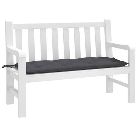Cuscino Per Panca Antracite 120x50x7 Cm In Tessuto Oxford - Foto 1