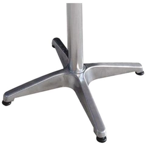 Tavolo Bar Alu Square In Alluminio Quadrato 60x60xh70 Cm Garden Deluxe Collection - Foto 2